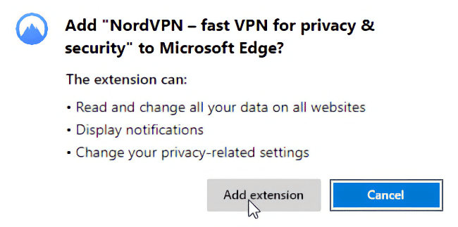 Adding NordVPN to Edge