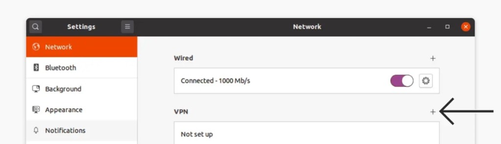 Adding VPN Profile Ubuntu Network Manager
