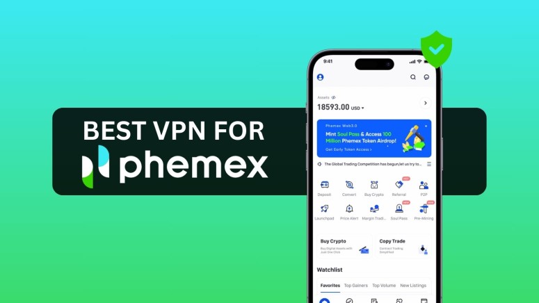 Best VPN for Phemex