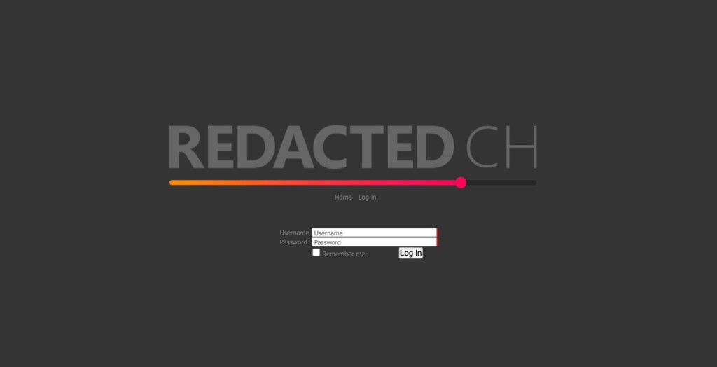 Redacted CH Homepage