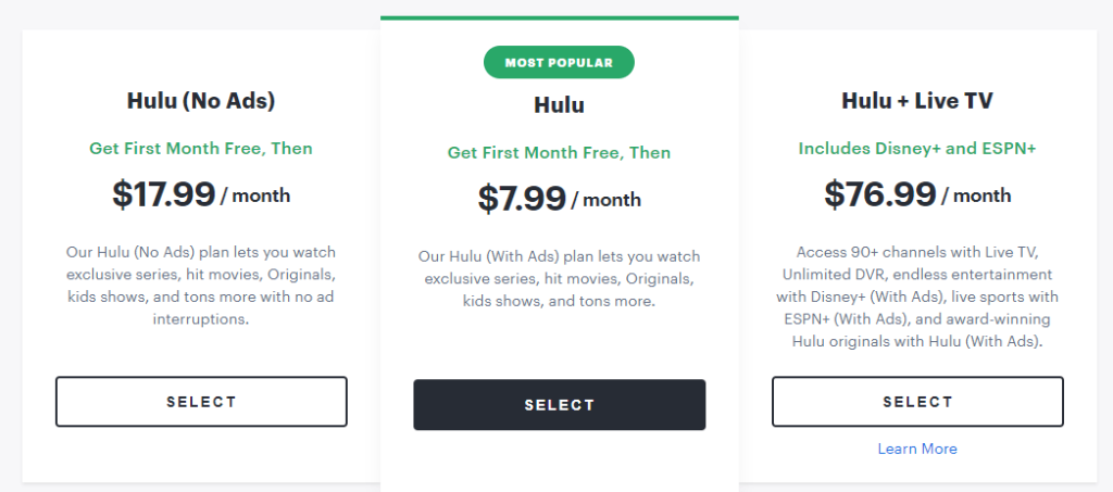 Hulu Plan