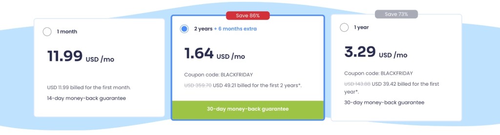 AtlasVPN Black Friday Pricing