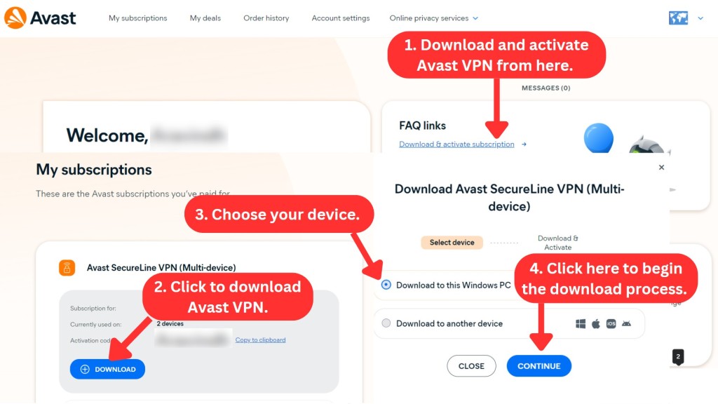 How to download Avast SecureLine VPN on your device