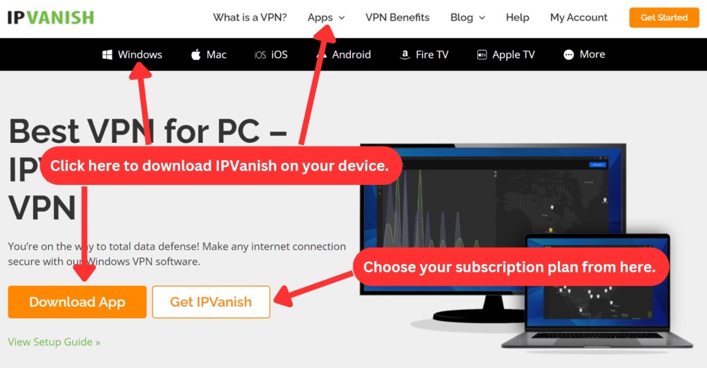 How to download IPVanish on your device