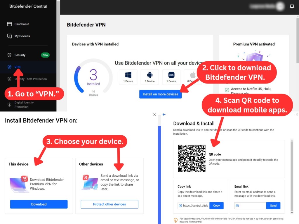 How to download Bitdefender Premium VPN