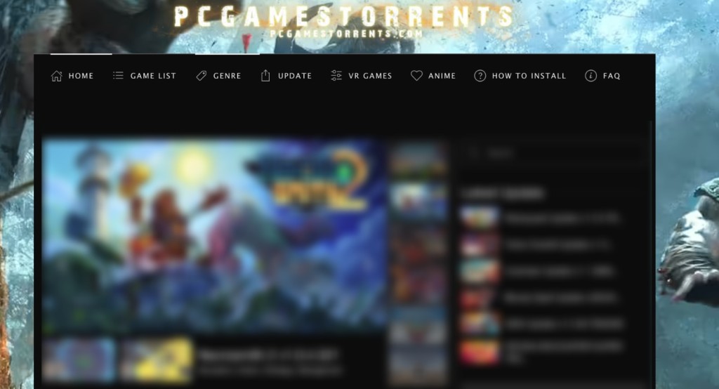 IGG Torrents P2P Home Page