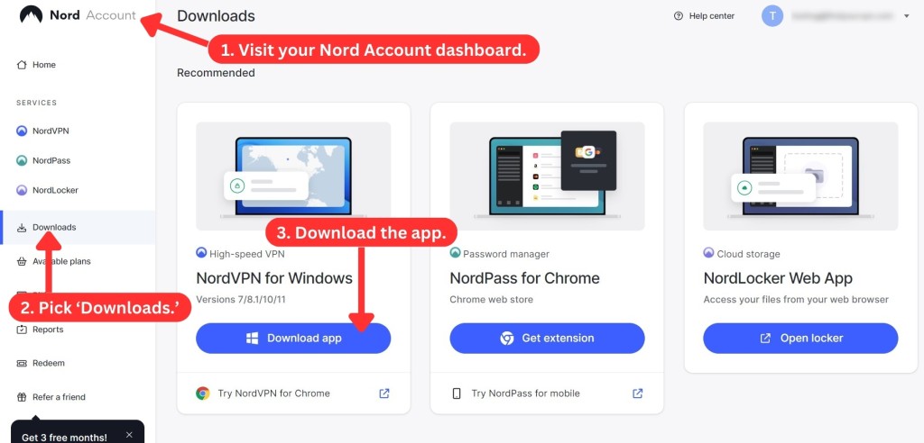 Steps on how to download NordVPN