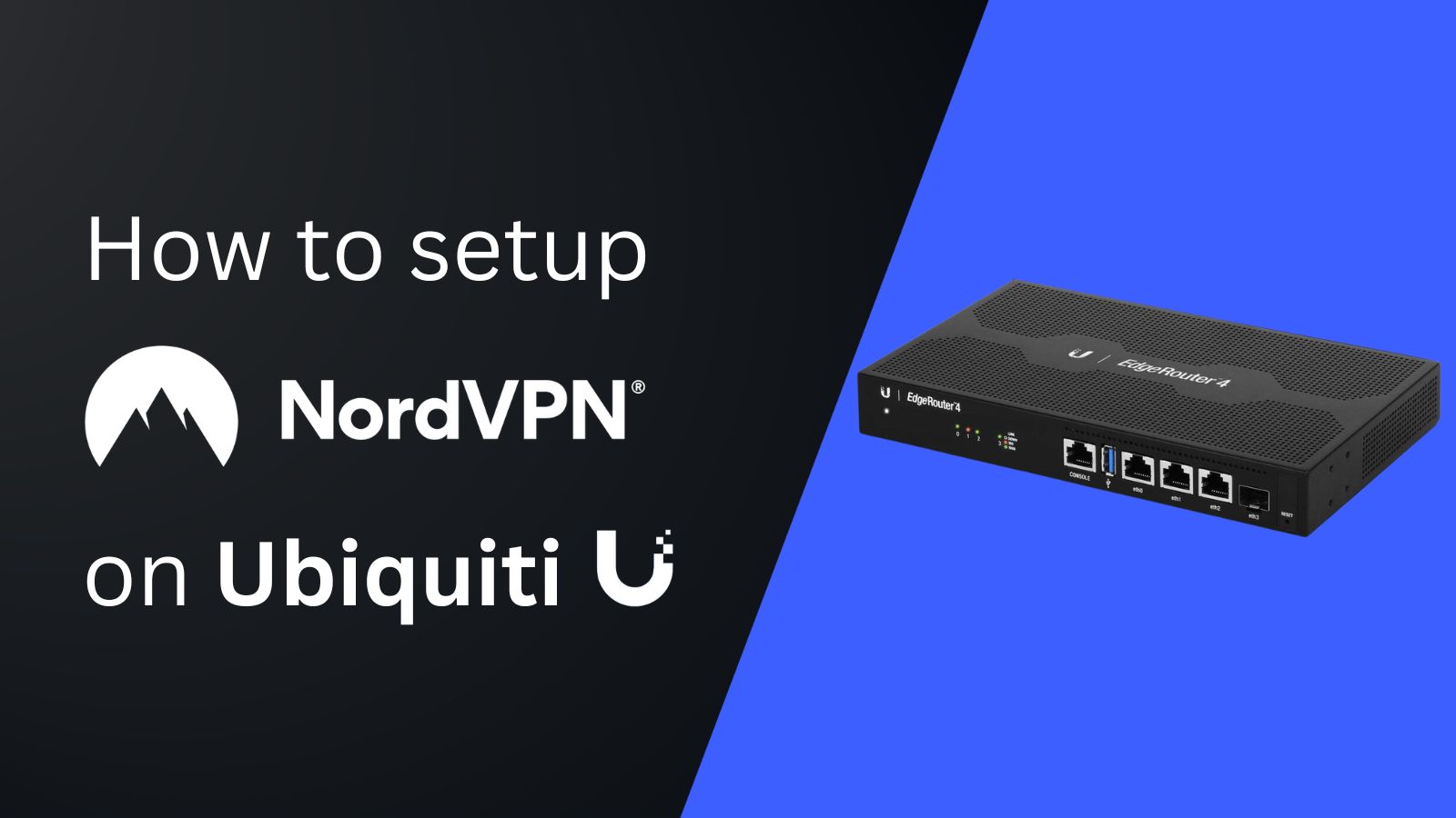 NordVPN on Ubiquiti EdgeRouter