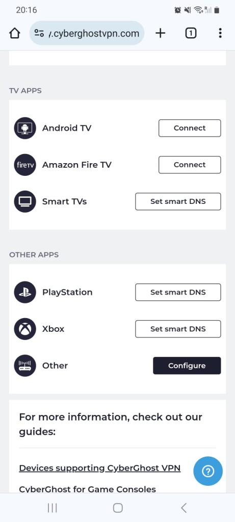 Configuring CyberGhost's OpenVPN