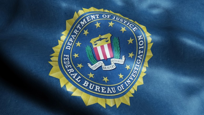 FBI Logo on a Flag