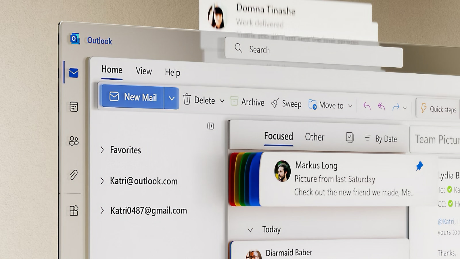 Microsoft Outlook Concept