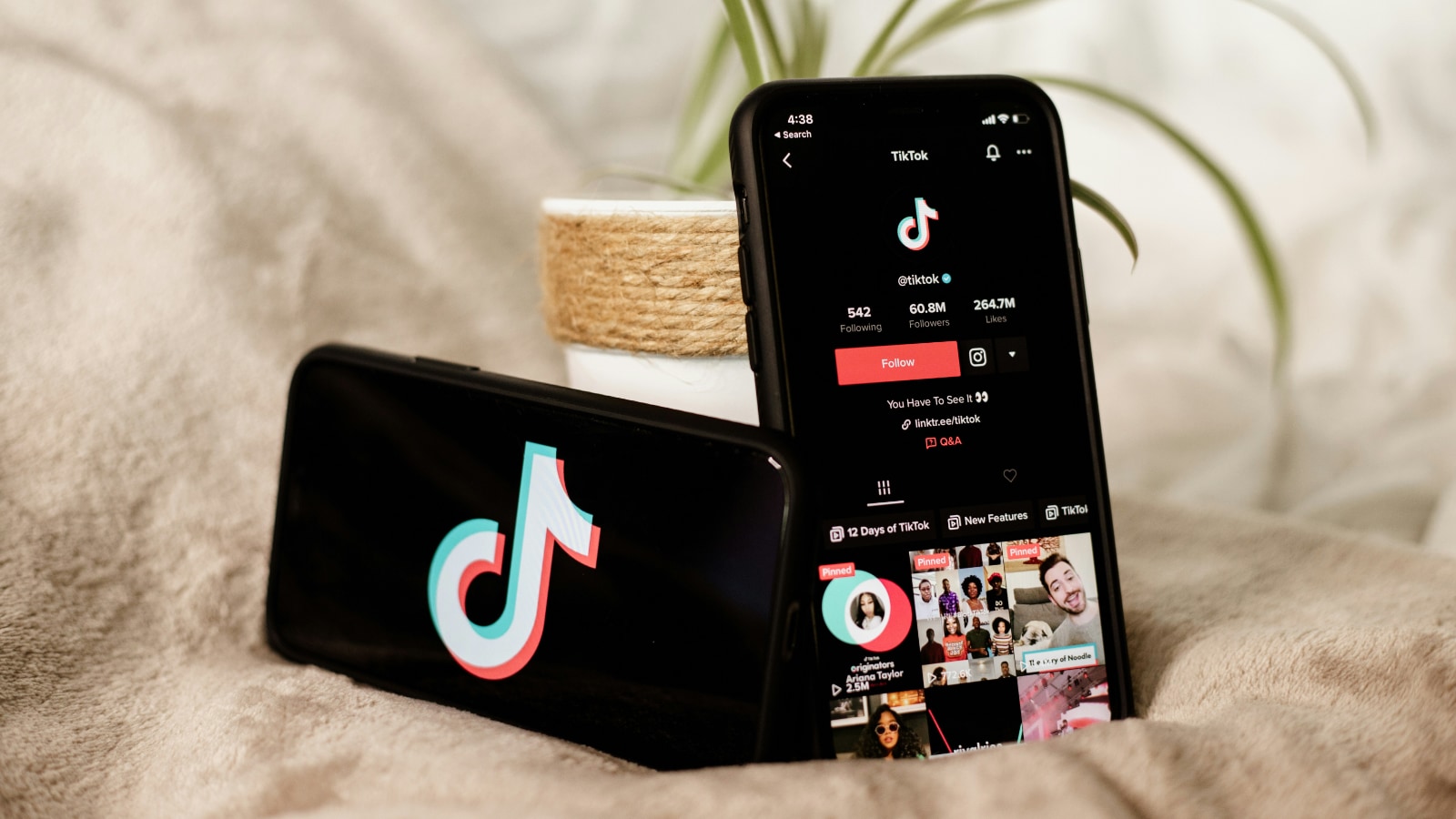 TikTok Interface Multiple Devices