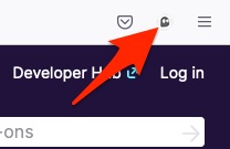 Accessing extensions on FireFox