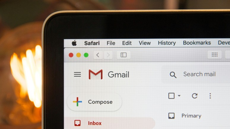 Gmail Interface on Mac