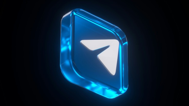 Telegram App 3D Icon