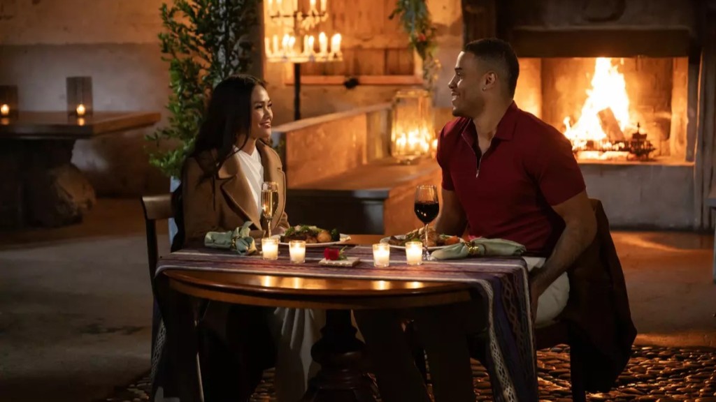 Jenn Tran on a date with Grant Ellis on The Bachelorette. (Credit: Disney)