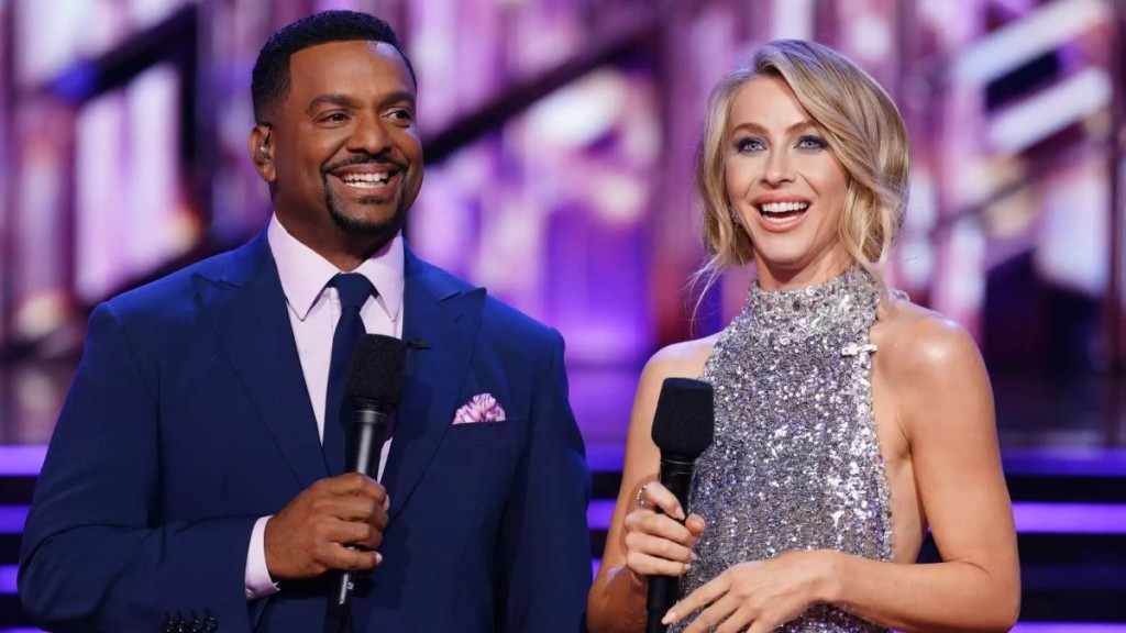 Alfonso Ribeiro and Julianne Hough on DWTS. (Credit: Christopher Willard/Disney via Getty)