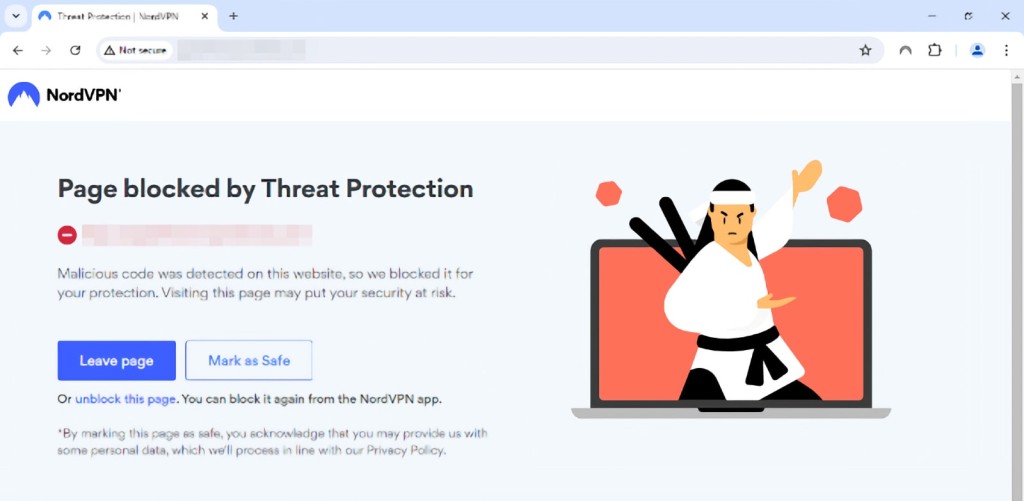 NordVPN Threat Protection in Action