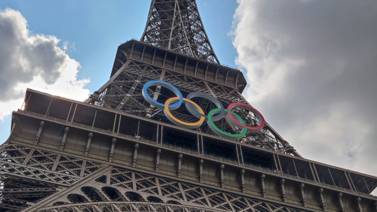 Olympic Logo Eiffel Tower