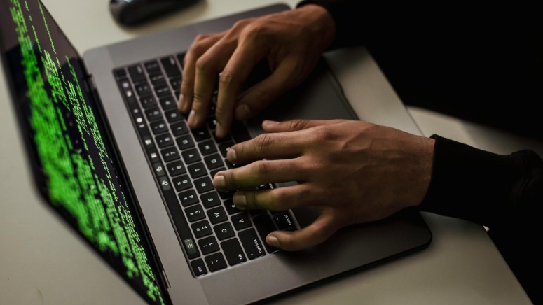 Person Coding on a Computer