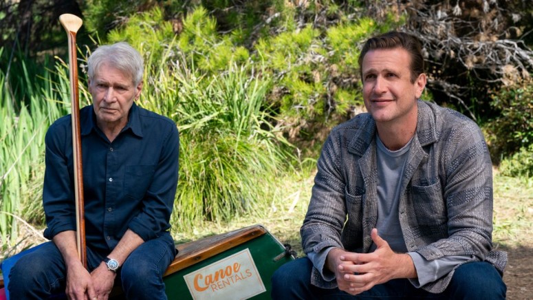 Harrison Ford and Jason Segel in Shrinking. (Credit: Apple TV+)