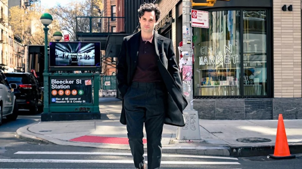 Penn Badgley on You; Credit: Netflix