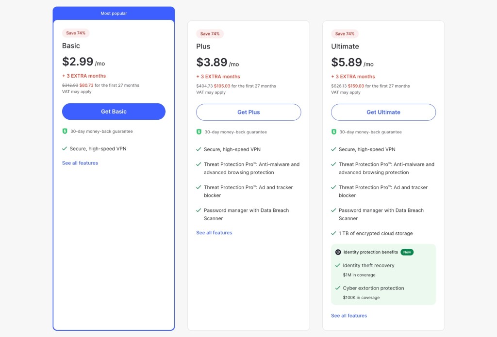 NordVPN Pricing