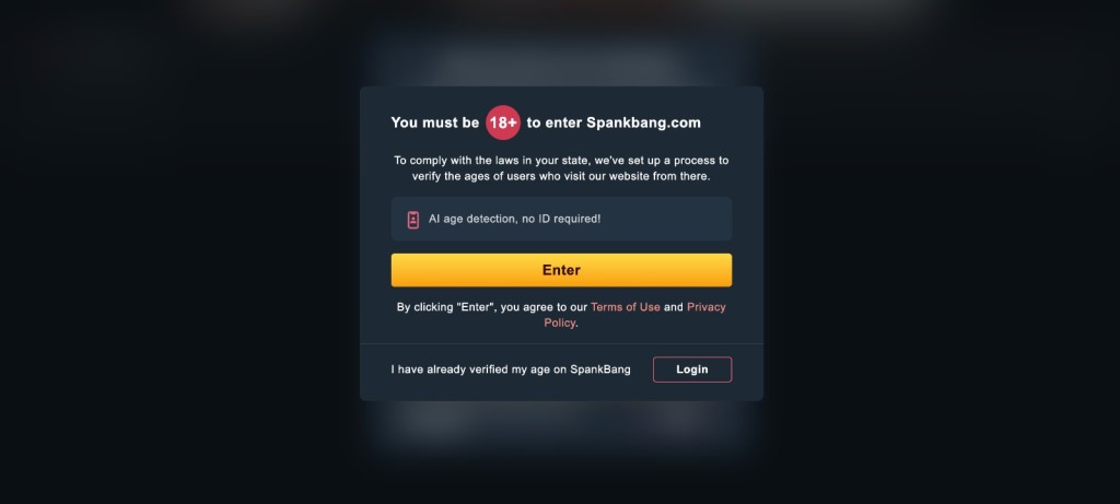 Spankbang Age Verification Check