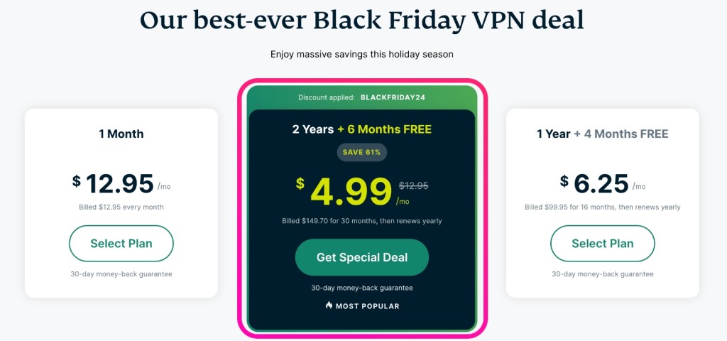 ExpressVPN Black Friday Offer