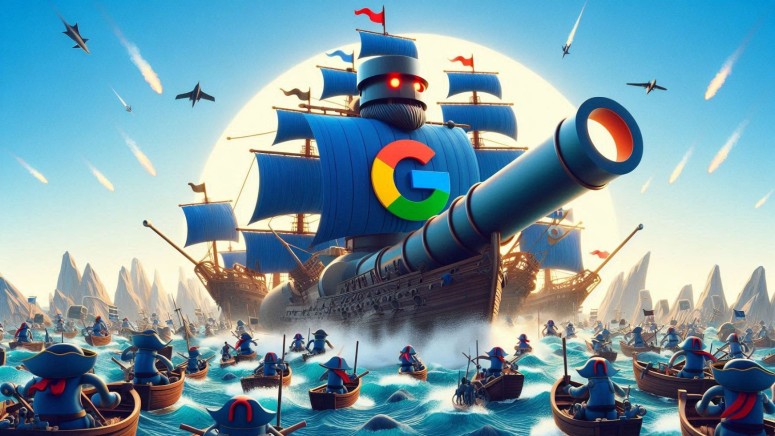 Google destorying 100's of Pirates