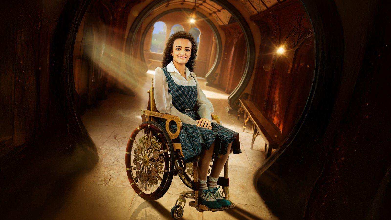 Marissa Bode as Nessarose in Wicked Part 1