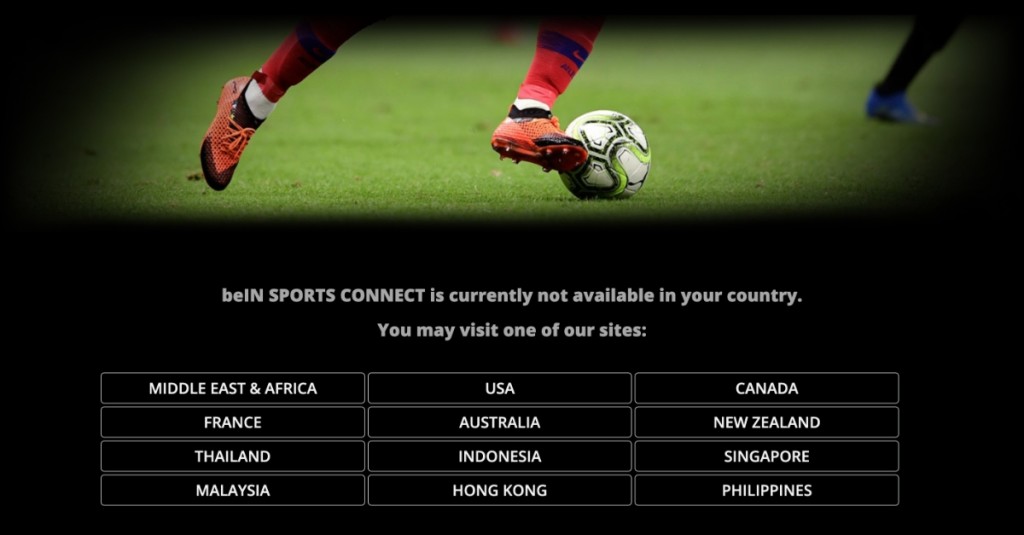 beIN Sports Available Countries