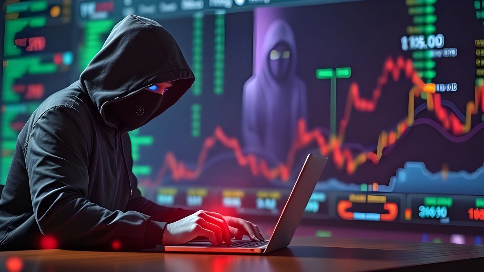 Hacker Hacking a Decentralized Exchange