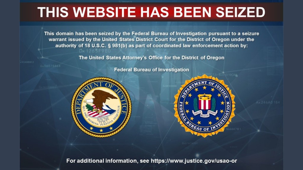 FBI’s Message on Nulled After the Website Seizure.