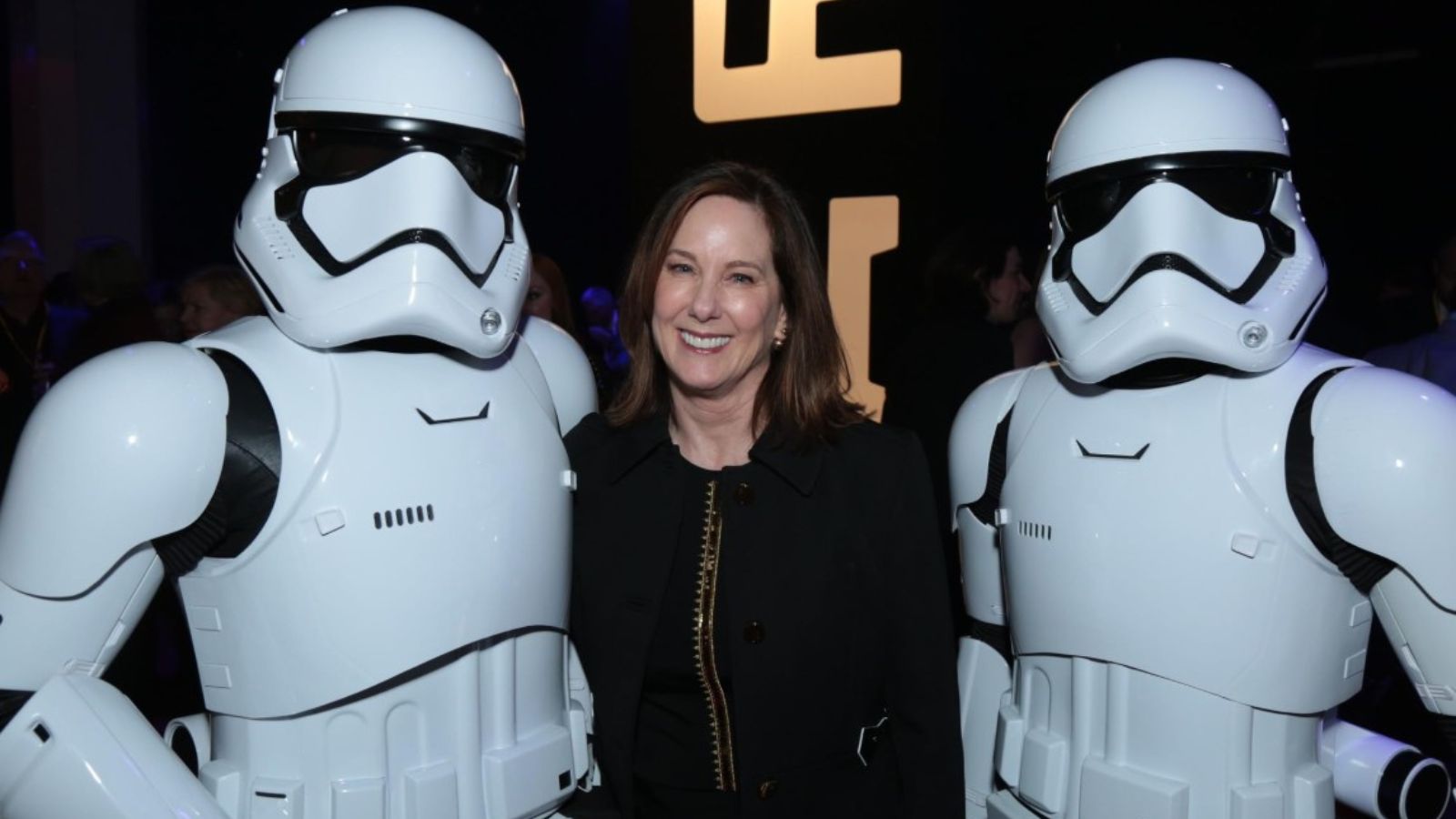 Kathleen Kennedy at an event for Star Wars Episode VIII - The Last Jedi (2017)