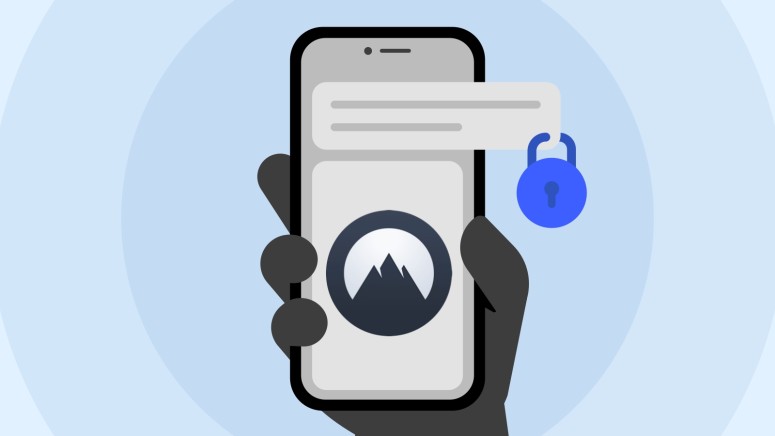 NordVPN Phone Illustration