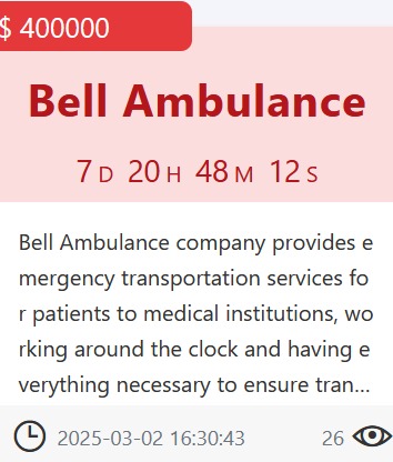 Dark Web Claim About Bell Ambulance Posted by the Medusa Ransomware Group.