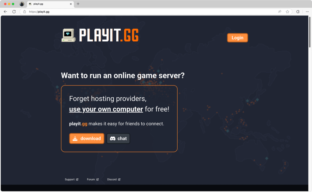 PlayIt.gg Home Page