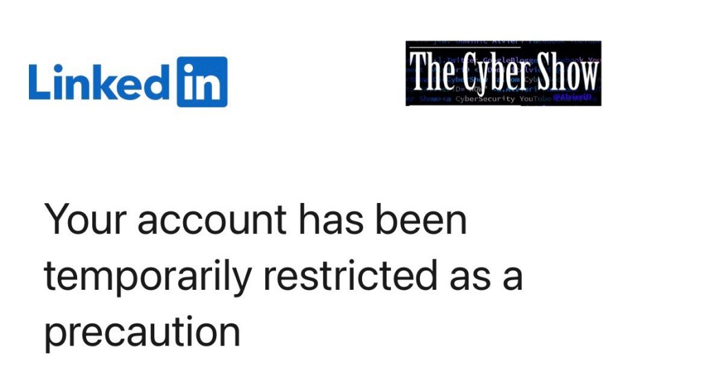 Alvieri’s LinkedIn account restricted 