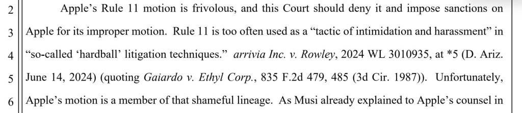 Excerpt from Musi's motion