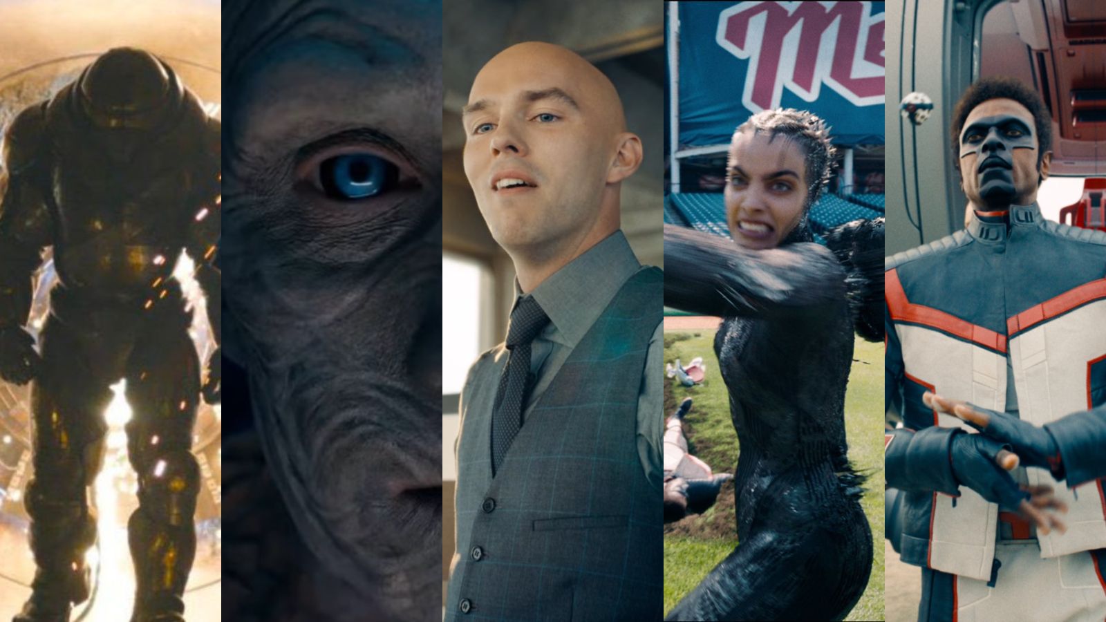 Hammer of Boravia, Metamorpho, Lex Luthor, The Enginee, and Mister Terrific in Superman