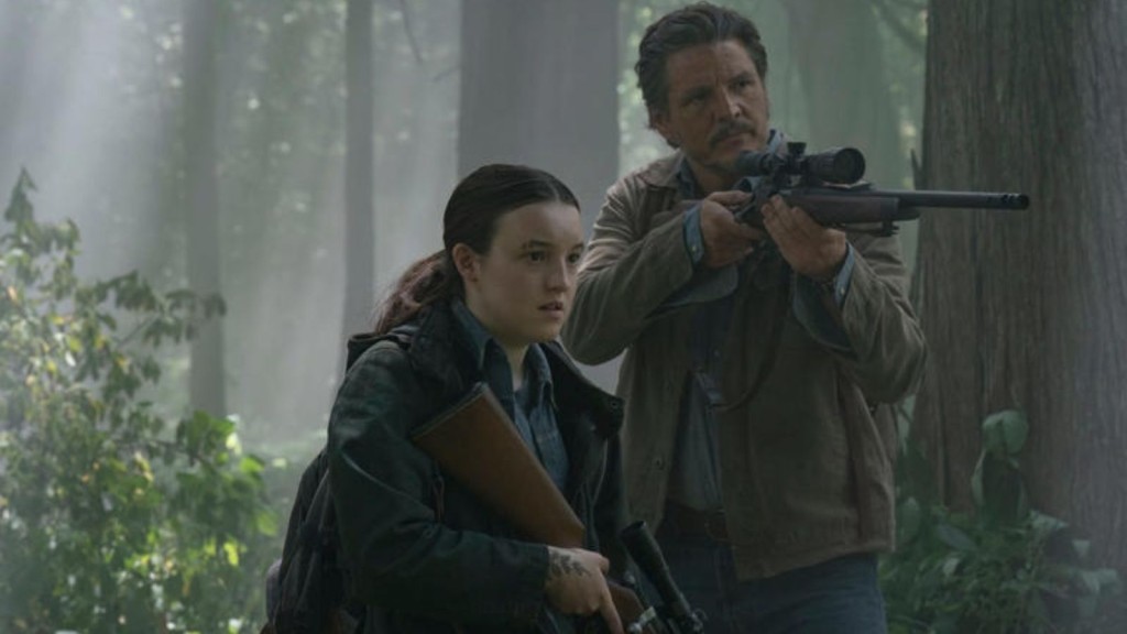 Joel and Ellie out on patrol in The Last of Us Season 2