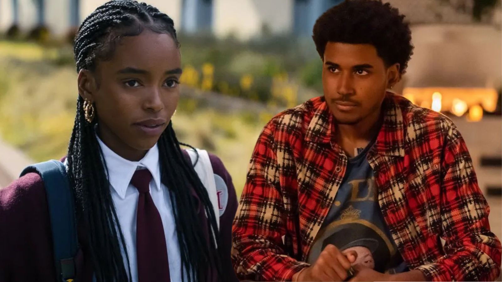 Lovie Simone as Keisha and Michael Cooper Jr. as Justin in Forever