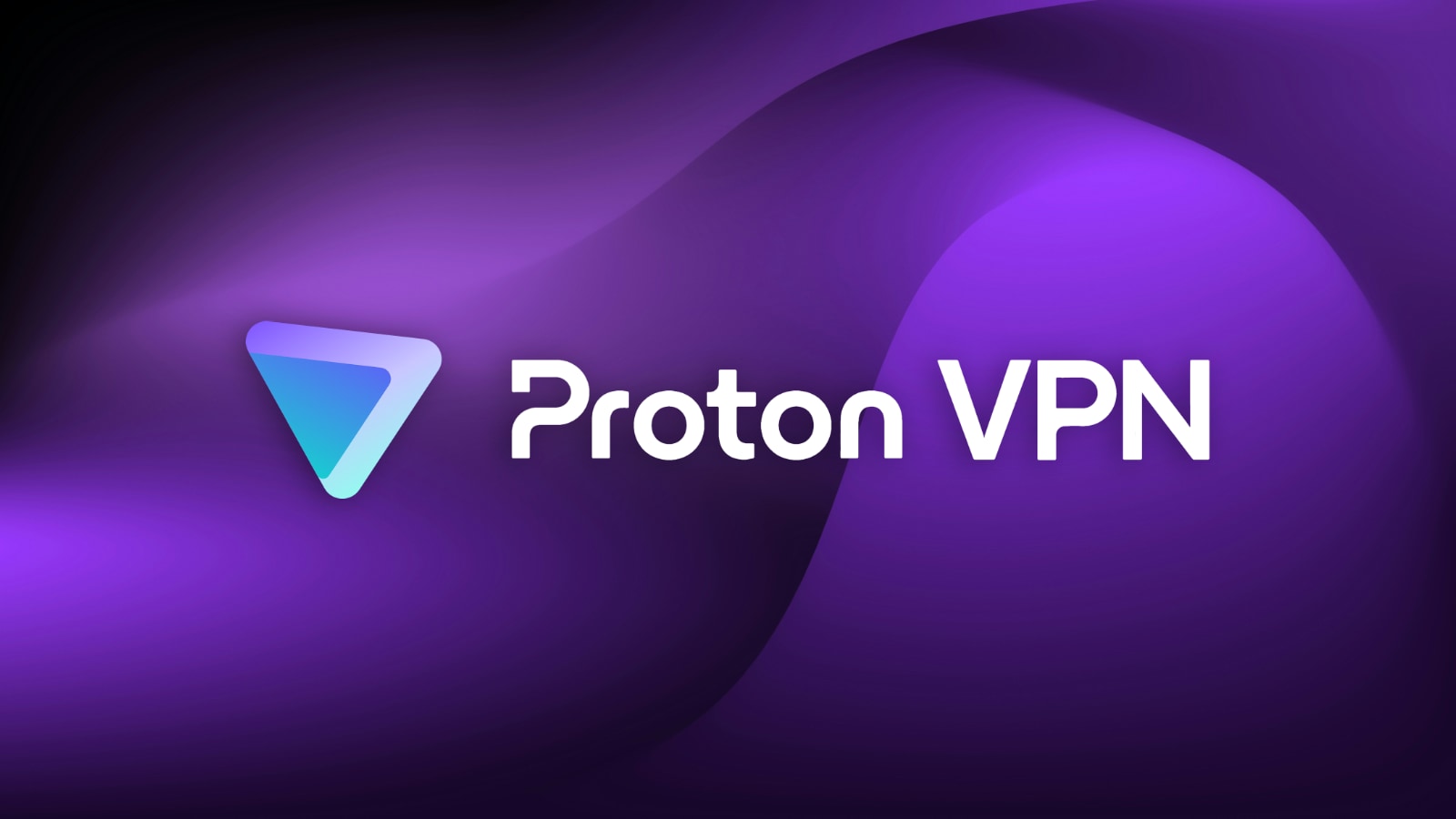 Proton VPN Logo on Purple Background