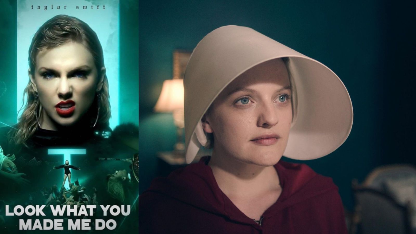 Taylor Swift and Elisabeth Moss