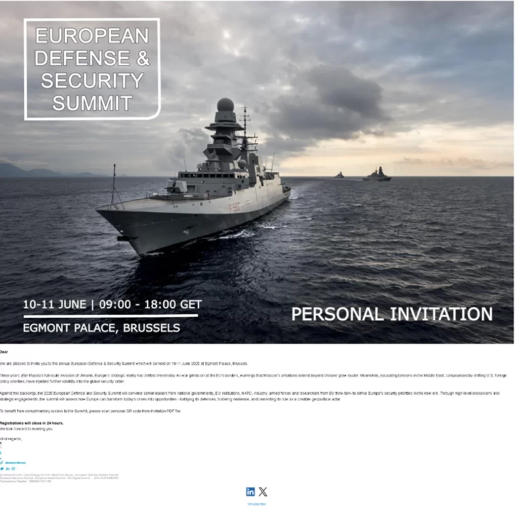 Void Blizzard phishing email example