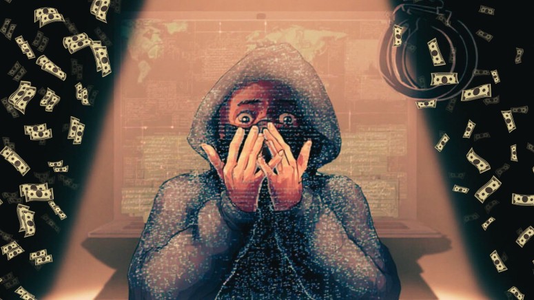 Hacker Handcuff Cry Money (1)