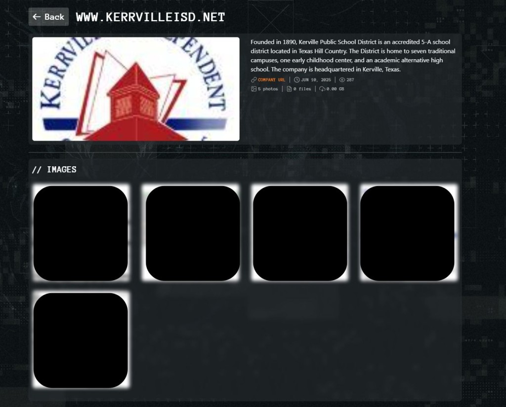 Qilin Ransomware announces Kerrville Independent School District breach 