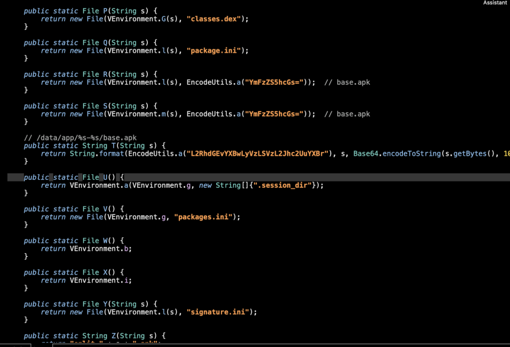 Malware creates a virtual environment inside the host app