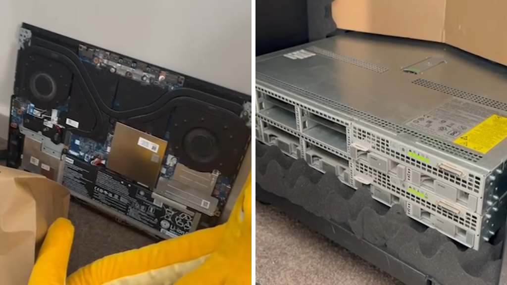 Seized devices from Kingston’s residence 